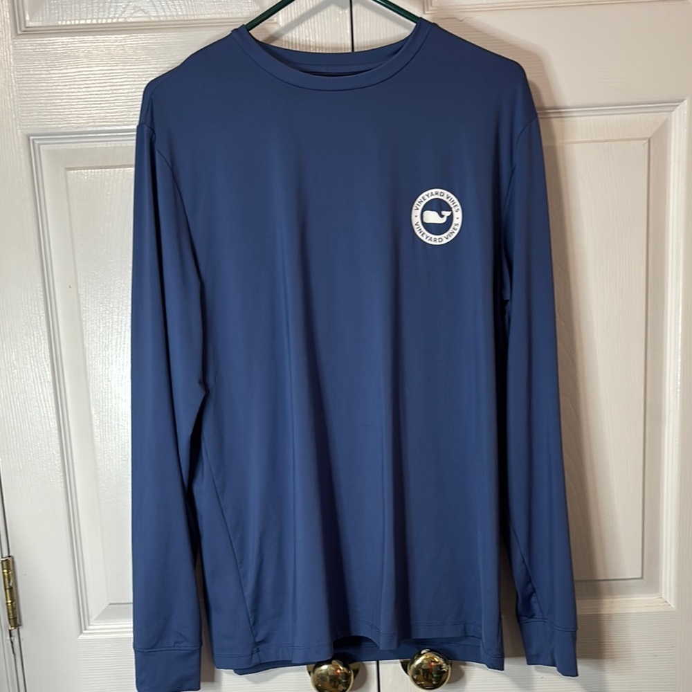 Vineyard Vines Men's Blue Long Sleeve Shirt Sz Small EUC